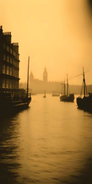 &quot;London 1891&quot;, Acrylglasbild