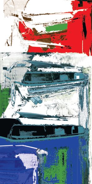 &quot;M1 STREET&quot;, Acrylglasbild