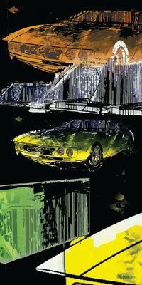 &quot;Mangusta STREET&quot;, Acrylglasbild
