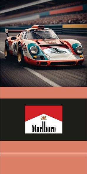 &quot;MarlboroRacing&quot;, Acrylglasbild