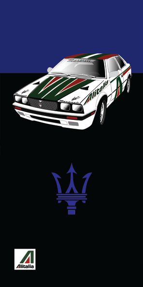 &quot;Maserati Alitalia&quot;, Acrylglasbild
