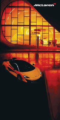 &quot;McLaren&quot;, Acrylglasbild