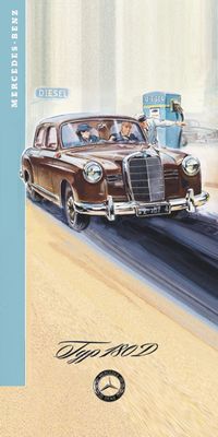 &quot;Mercedes-Benz 180 D&quot;, Acrylglasbild