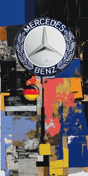 &quot;mercedes-benz&quot;, Acrylglasbild