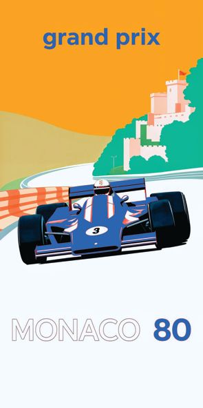 &quot;Monaco 80 C&quot;, Acrylglasbild
