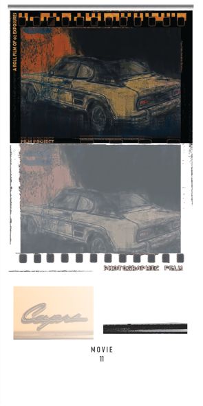 &quot;MOVIE 11&quot;, Acrylglasbild