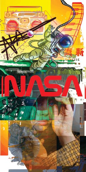 &quot;NASA&quot;, Acrylglasbild