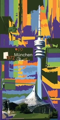&quot;Muenchen 1972 B&quot;, Acrylglasbild
