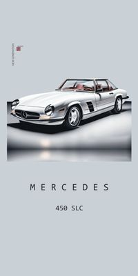 &quot;NEW GENERATION Mercedes 450 SLC&quot;, Acrylglasbild