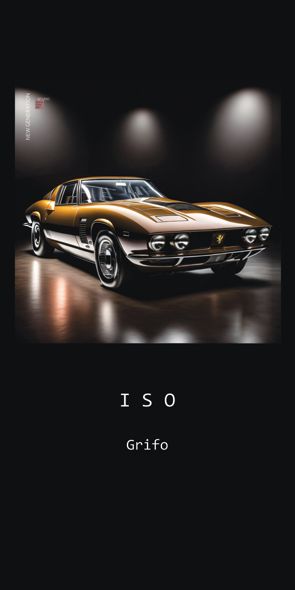 &quot;NEW GENERATION Iso Grifo&quot;, Acrylglasbild
