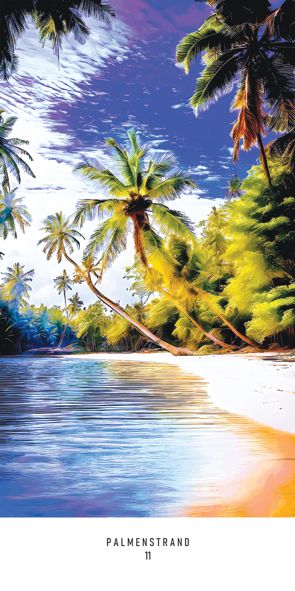 &quot;PALMENSTRAND 11&quot;, Acrylglasbild