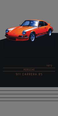 &quot;Porsche 911 Carrera RS&quot;, Acrylglasbild
