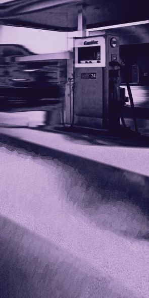 &quot;PETROL 1975&quot;, Acrylglasbild