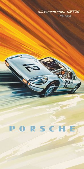 &quot;Porsche 904&quot;, Acrylglasbild