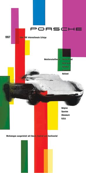 &quot;Porsche 1957&quot;, Acrylglasbild