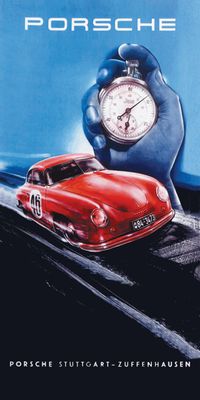 &quot;Porsche Stuttgart-Zuffenhausen&quot;, Acrylglasbild