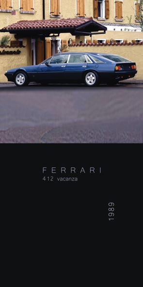 &quot;PROTOTIPO Ferrari 412 vacanza&quot;, Acrylglasbild
