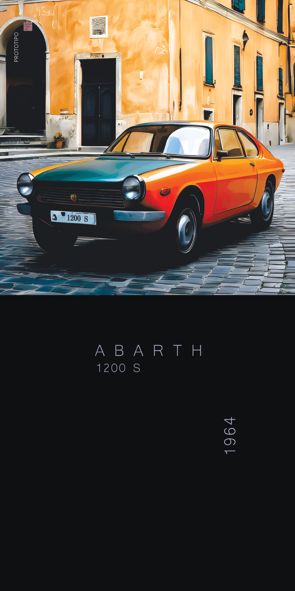 &quot;PROTOTIPO Abarth 1200 S&quot;, Acrylglasbild