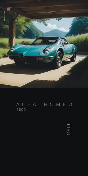 &quot;PROTOTIPO AlfaRomeo 2600&quot;, Acrylglasbild