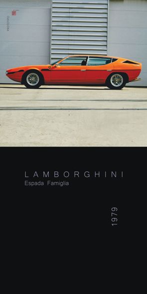 &quot;PROTOTIPO Lamborghini Espada famiglia&quot;, Acrylglasbild