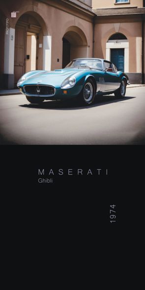 &quot;PROTOTIPO Maserati Ghibli&quot;, Acrylglasbild