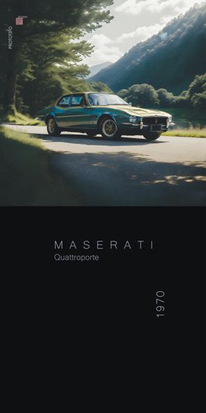 &quot;PROTOTIPO Maserati Quattroporte&quot;, Acrylglasbild
