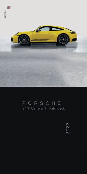 &quot;PROTOTYP Porsche 911 T Carrera Hatchback, Acrylglasbild