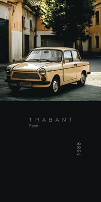 &quot;PROTOTYP Trabant Sport, Acrylglasbild