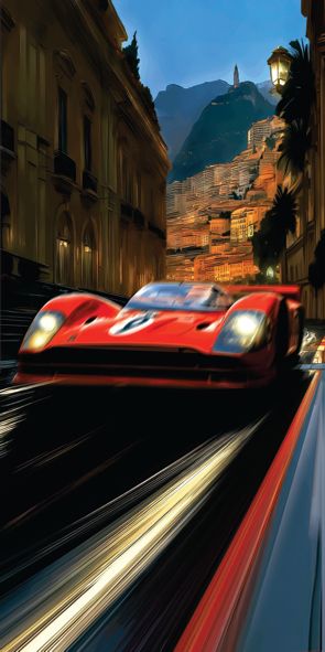 &quot;red RACE 2&quot;, Acrylglasbild