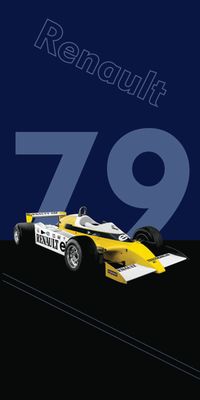 &quot;Renault RS10&quot;, Acrylglasbild