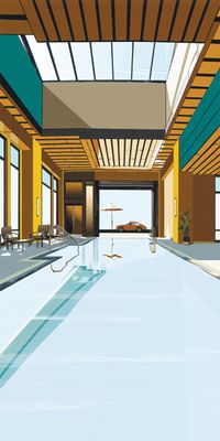&quot;SPA&quot;, Acrylglasbild