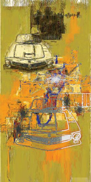 &quot;STREET 1&quot;, Acrylglasbild