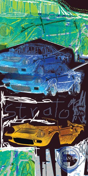 &quot;Stratos 1 STREET&quot;, Acrylglasbild