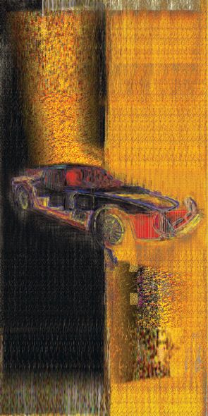 &quot;STREET 10&quot;, Acrylglasbild
