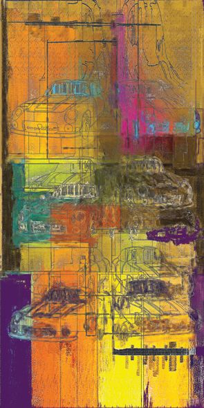 &quot;STREET 11&quot;, Acrylglasbild