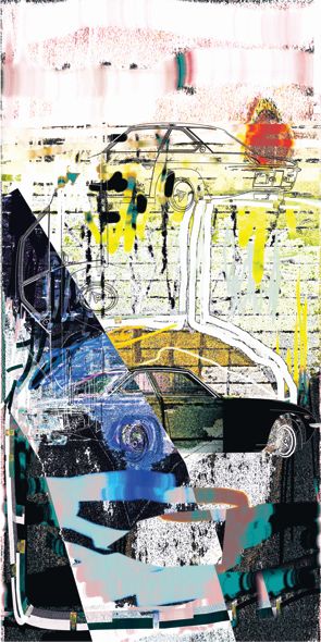 &quot;STREET 18&quot;, Acrylglasbild