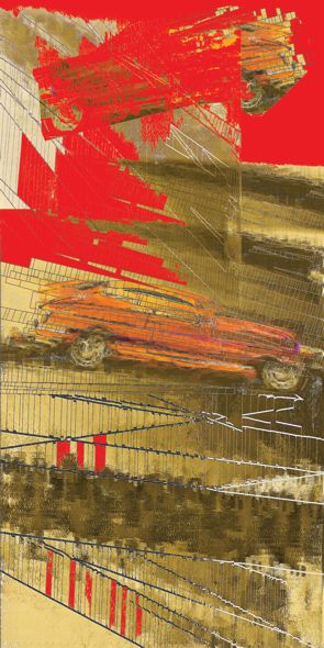 &quot;STREET 19&quot;, Acrylglasbild