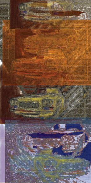&quot;STREET 25&quot;, Acrylglasbild