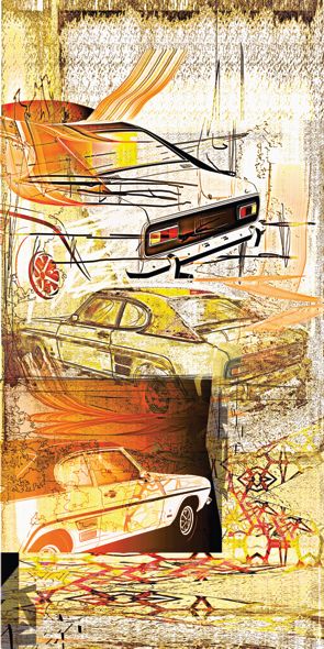 &quot;STREET 48&quot;, Acrylglasbild