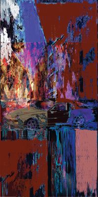 &quot;STREET 50&quot;, Acrylglasbild