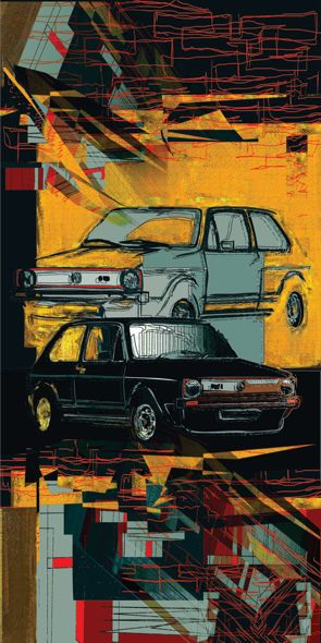 &quot;STREET 52&quot;, Acrylglasbild