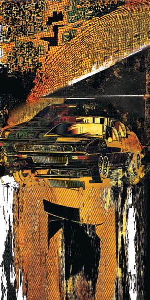 &quot;STREET 54&quot;, Acrylglasbild