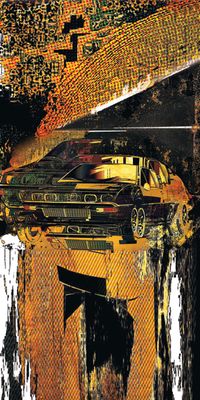 &quot;STREET 54&quot;, Acrylglasbild