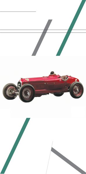 &quot;STUDIO Alfa Romeo Scuderia Ferrari&quot;, Acrylglasbild