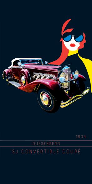 &quot;‌STUDIO Duesenberg SJ&quot;, Acrylglasbild