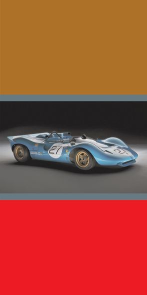 &quot;‌‌‌STUDIO Ferrari Racecar&quot;, Acrylglasbild