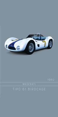 &quot;‌‌‌‌STUDIO Maserati Birdcage&quot;, Acrylglasbild