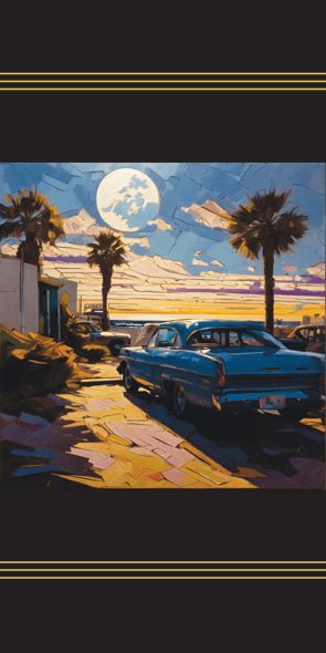 &quot;‌STUDIO MOON 8&quot;, Acrylglasbild