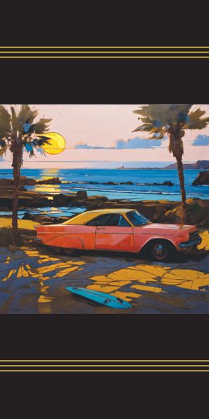 &quot;‌STUDIO MOON 5&quot;, Acrylglasbild