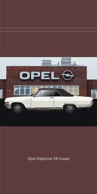 &quot;‌STUDIO Opel Diplomat&quot;, Acrylglasbild